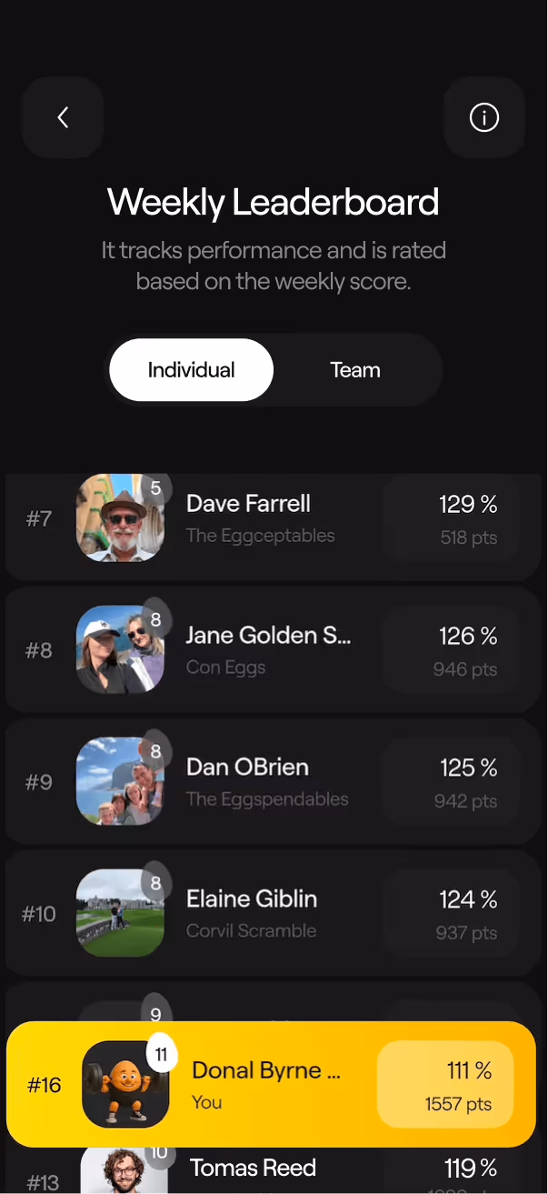 NestEgg app screen